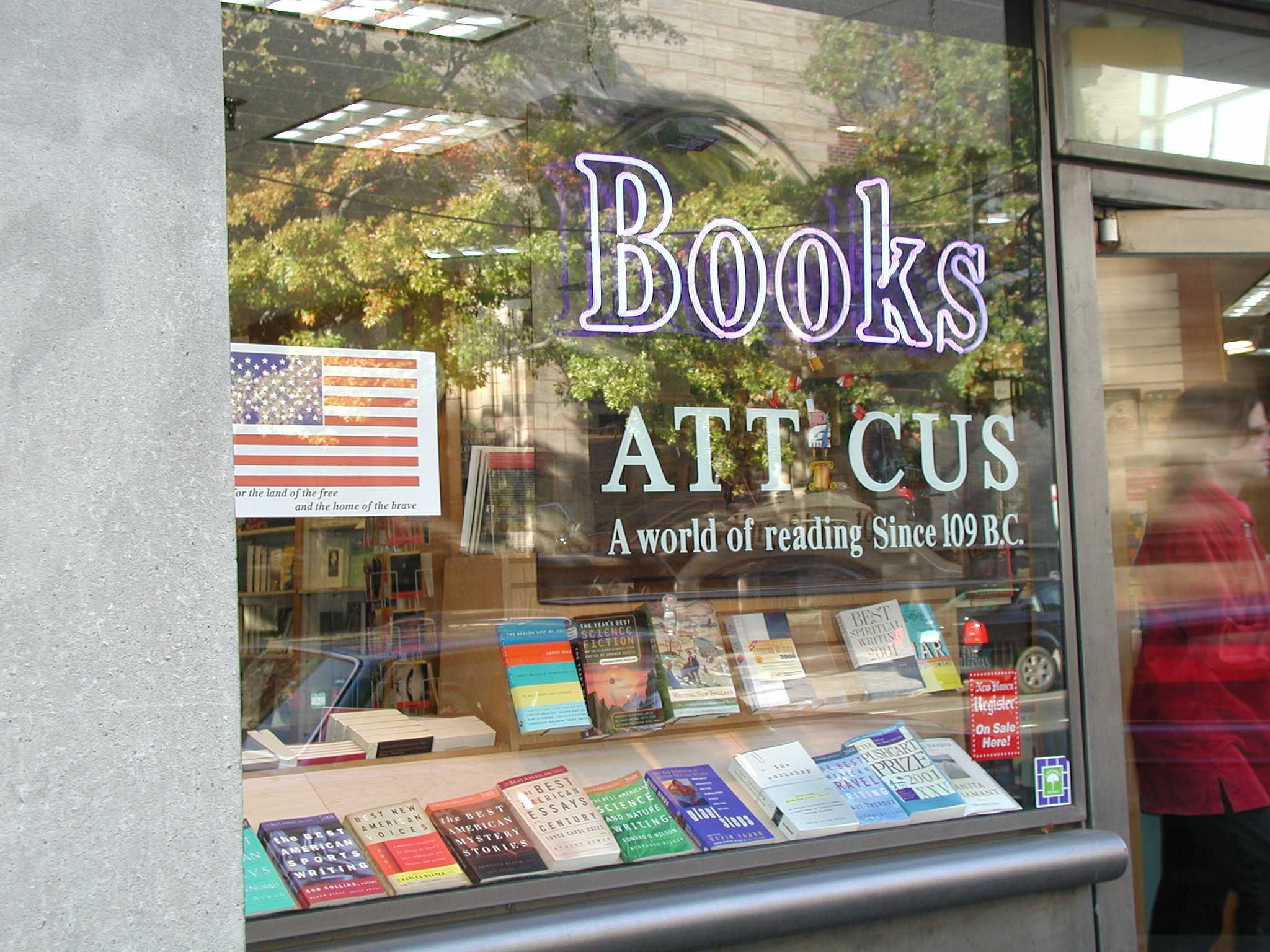 Atticus Bookstore Café Visit CT